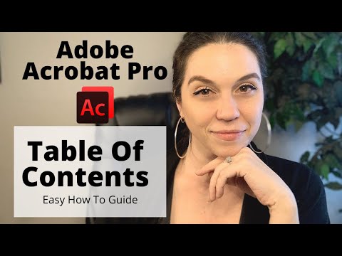 How to Create A Table of Contents In Adobe Pro // Easy Guide