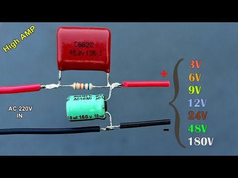 Convert #220V ac to 3V 6V 9V 12V 24V 48V 110V 180V DC LED driver, Multi Output Transformerless