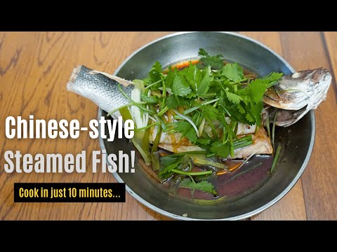 Authentic Chinese-Style Steamed Fish (清蒸魚)  | Classic Home Recipe