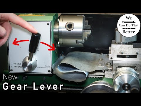Switching the Mini Lathes Gear Lever to the Front