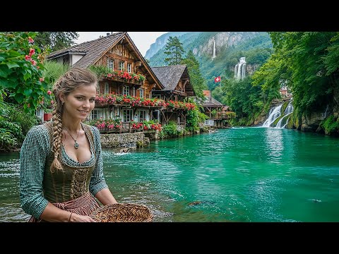 Life in Swiss Villages High in the Alps of Switzerland