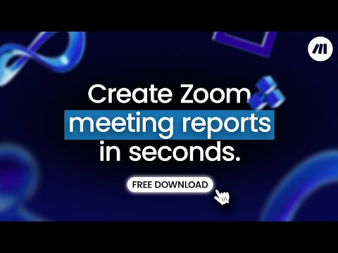 Create Zoom Meeting Reports in SECONDS (Make.com Automation)