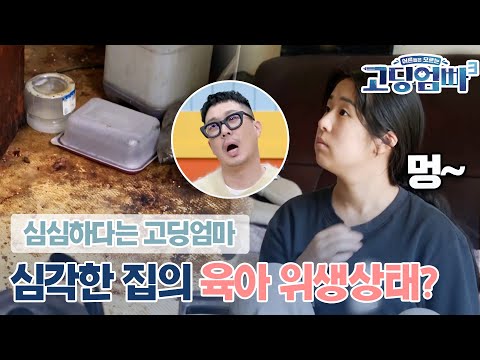 [고딩엄빠3] 잠잠했던 박미선 잔소리 다시 가동시킨 유리네 집! 위태로워 보이는 육아 위생상태｜ep.17-2