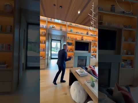 Luxury Lake Tahoe Property with a 30-Foot Library! Full tour coming soon!🤯📚 #laketahoe #realestate