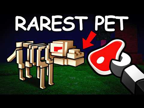 I Tamed the RAREST PET in 99 Nights in the Forest…