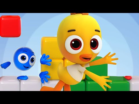 Разноцветные башни ✨Обучение в красках — Цветняшки ✨Toons Academy – Развивающие мультики для малышей