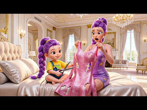 Mischievous Baby Rumi✂️Quietly Cut Her Mom Rumi’s Dress😭👗| KPOP Demon Hunters