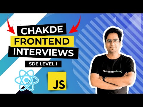 2.5 Years Experienced React JS Interview  | Chakde Frontend Interview EP - 21