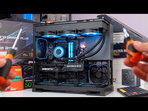 THIS VIDEO WILL TEACH YOU HOW TO BUILD A COOL PC WITH AN RTX 5070 Ti