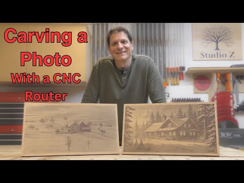 How To Carve a Photo with a CNC Router
