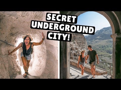 GEORGIA ROAD TRIP DAY 6 | Exploring a Secret Underground City! (Vardzia Caves)