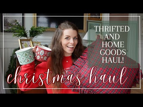 MORE THRIFTED CHRISTMAS FINDS! | big Christmas home decor haul 