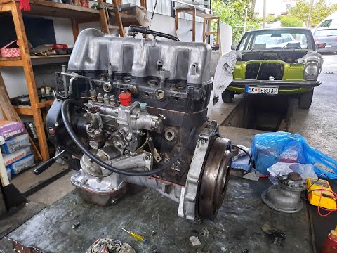 Mercedes w115 220D. Rebuilding OM615 engine.