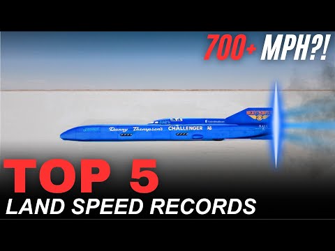 The FASTEST Cars in History - Top 5 Official Land Speed Records