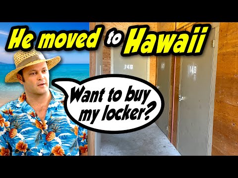 Owner moved to Hawaii and sold me his locker. We SCORED!