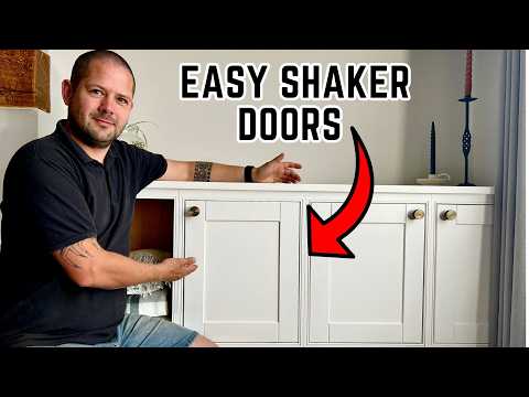 How to make shaker cabinet doors