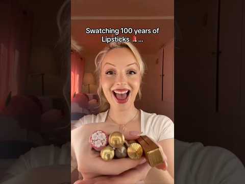 100 years of LIPSTICK 😲 #shorts