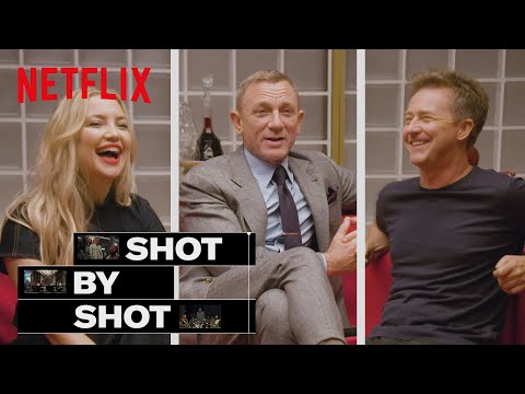 Daniel Craig, Kate Hudson & Edward Norton Break Down the Dinner Party Scene | Glass Onion | Netflix