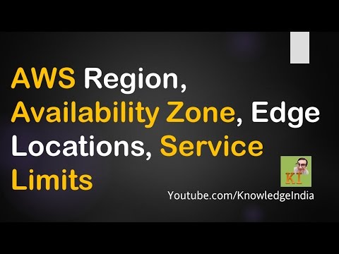 AWS - Regions, AZ Availability Zones, Service Limits, Edge Locations, CloudFront