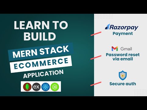 MERN Stack E-Commerce Project Tutorial (Full Course) | Razorpay + Secure Auth + Gmail