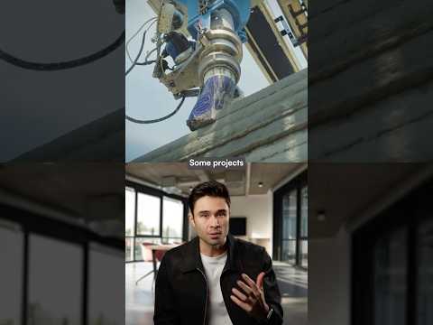 The future of construction could be 3D printing 🏗️ #trendingshorts #3dprinting #construction #tech