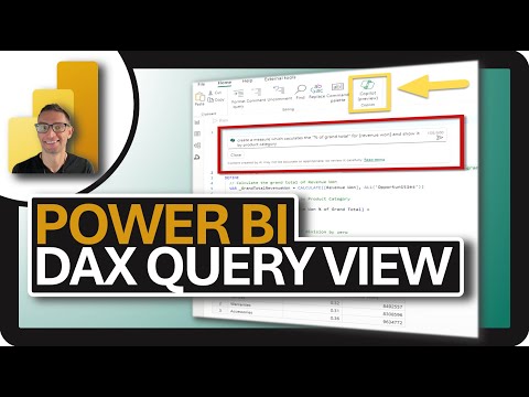 Power BI DAX Query View Simplified with Copilot!!!