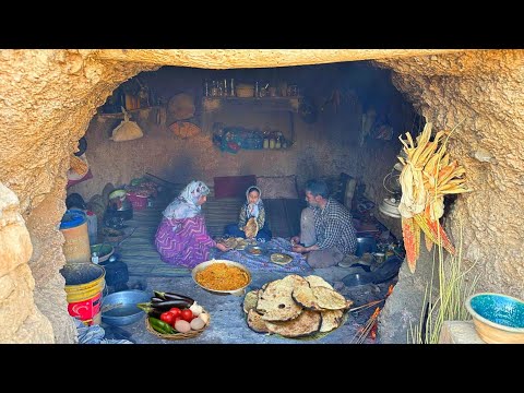 Winter in the Cave: Baking Traditional Bread &amp; Oil Extraction Nomadic Style
