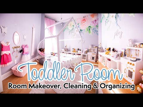Toddler Room Makeover | Toddler Room Organization | Toddler Girl Room Ideas