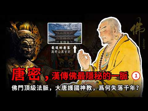 唐密---中國佛教最隱秘的密宗法脈！大唐護國神教，帝王受灌頂，秘術能咒人為驢馬！燃指為香、焚頂做火供的極端儀軌，為儒、道所不容。曇花一現，被國人遺忘千年，卻在日本有正統完整的傳承【公元前後】