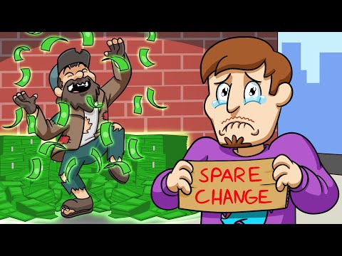 MR. BEAST, but the ROLES are REVERSED?! (Cartoon Animation)