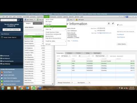 QuickBooks Basics - Accounts Payable