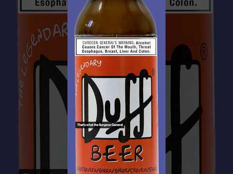 Cancer labels on beer?