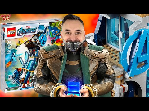 ПАПА РОБ И LEGO БИТВА ЗА БАШНЮ МСТИТЕЛЕЙ MARVEL SUPER HEROES: СУПЕРГЕРОИ МАРВЕЛ - ВСЯ СБОРКА!