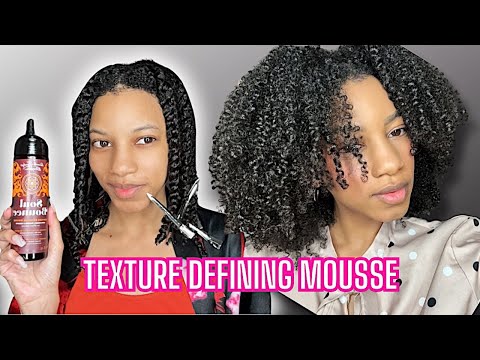SUPER DEFINED TWISTOUT USING MOUSSE | Natural Hair Tutorial