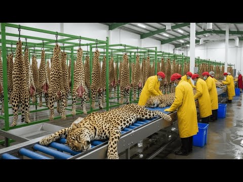 Inside the Lab-Grown Leopard Leather Line β Million-Dollar Bio-Engineered Products (Full Process)