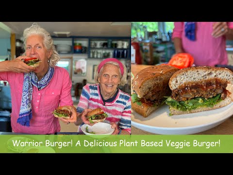Warrior Burger! A Delicious Plant Based Veggie Burger!