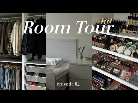 【Room Tour】終於擁有夢幻更衣室😍朋友來都會Wow的彩妝收納牆 (下)｜黃小米Mii