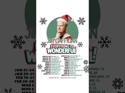 Use presale code WONDERFUL for the newly added Las Vegas shows at JimGaffigan.com