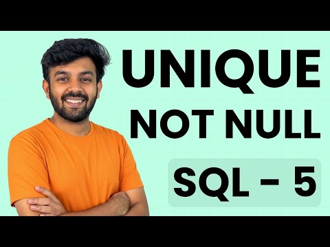 UNIQUE, NOT NULL, CHECK & DEFAULT CONSTRAINT | SQL Mastery Ep - 5 | code io - Tamil