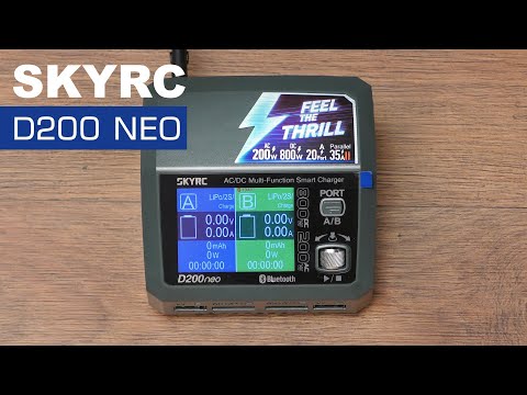 Самый полный обзор SKYRC D200neo Универсальное балансное зарядное устройство