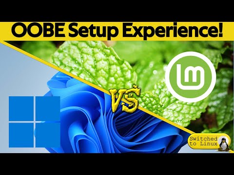 Windows vs Linux Mint | OOBE Setup