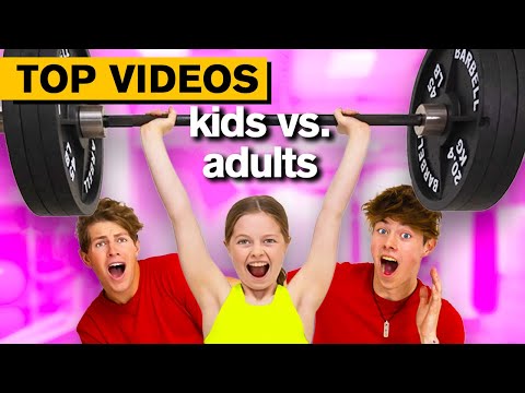 KIDS vs ADULTS Ultimate Showdowns (MUST WATCH!) | Jordan Matter