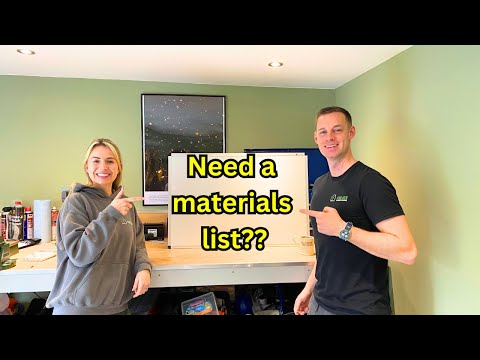 FULL GARDEN ROOM MATERIALS LIST AND COMPLETE BUILD  MEASUREMENTS TO KEEP UNDER PERMITTED DEVELOPMENT