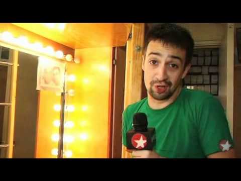 Backstage at "In The Heights" with Lin-Manuel Miranda