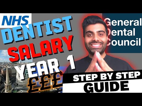 Dentist Salary UK 1st Year - Registering with GDC - UDAs PLVE Tax Self Employment and MORE