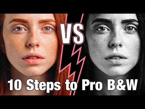 Black & White in Photoshop: Beginner to Pro in 10 Tricks