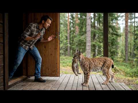 Lynx Brought Her Dying Cub to a Man. What Happened Next Shocked Everyone!