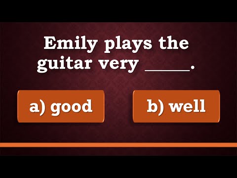 Adjectives vs Adverbs | English Vocabulary Test