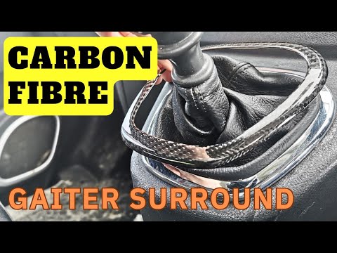 CARBON FIBER gaiter cover. How to make tutorial [PREPREG Epoxy Carbon Fibre]