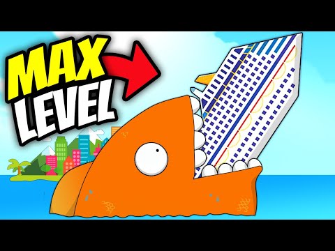 Eating The Entire POPULATION as a GOLDFISH! | Tasty Blue